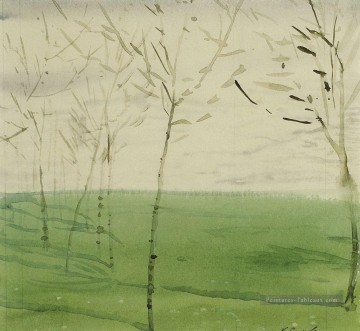 Konstantin Somov œuvres - paysage de printemps Konstantin Somov 1